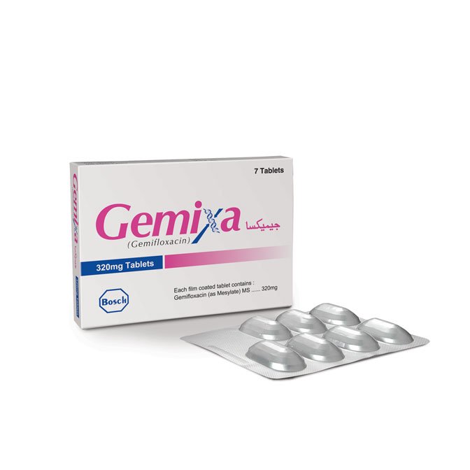 SAFGEM GEMIFLOXACIN 320MG, 1*7 TABS