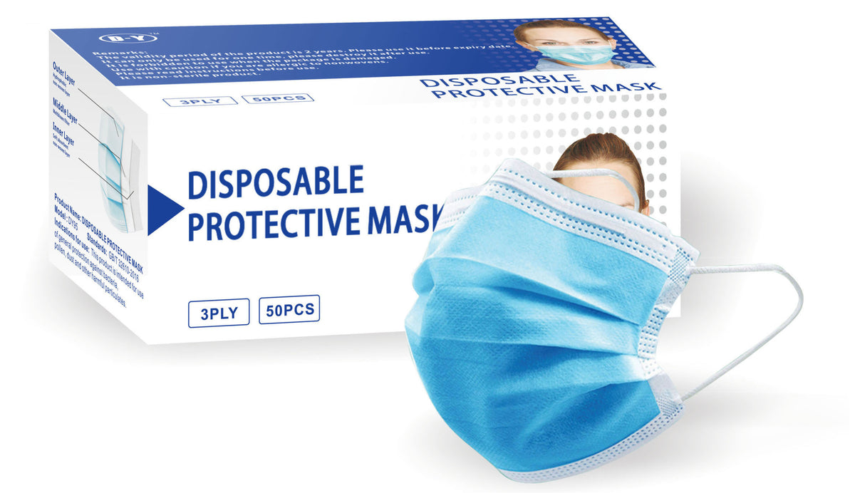 DISPOSABLE3 3-PLY FACE MASK 50