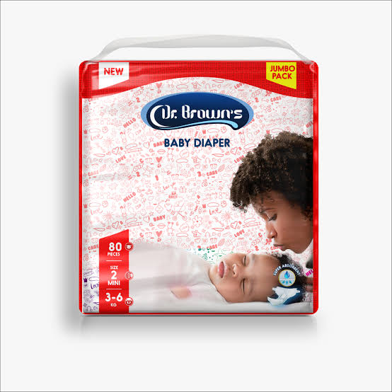 DR BROWN DIAPER SIZE 2 MINI JUMBO PACK X76