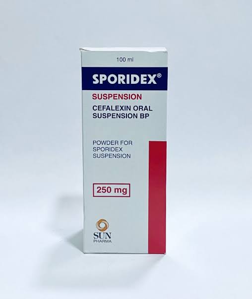 SPORIDEX (CEFALEXIN SUSP 250MG 100ML