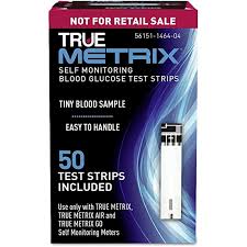 TRUE METRIX BG TEST STRIPS 50'S