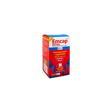 EMCAP EXTRA (PARACETAMOL 500MG/CAFFEINE 30MG) X100