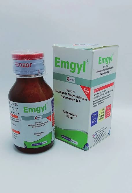 EMGYL SUSP (METRONIDAZOLE SUSP 200mg/5ML) 60ML
