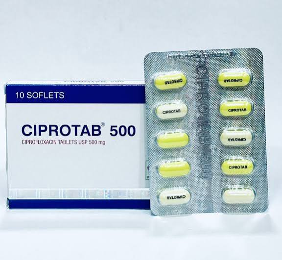 CIPROFLOXACIN 500MGX10 (CIPROTAB)