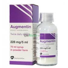 AUGMENTIN SUSP 228.5MG/5ML