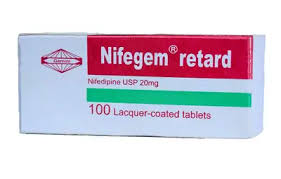 NIFEGEM 20MG RETARDS (NIFEDIPINE) 1PK*100
