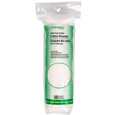 Assured Cotton Rounds (Face Pad), 80-ct. Packs
