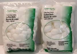 Assured Cotton Balls, 100-ct. Bags