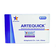 ARTEQUICK (ARTEMISININ 62.5MG-PIPERAQUINE 375MG) X4