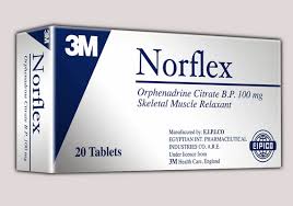NORFLEX TAB (ORPHENADRINE CITREATE TAB 100MG) 1*20