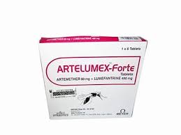 ARTELUMEX-FORTE (ARTEMETHER 80MG/LUMEFANTRINE 480MG)
