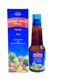 SUPER APETI PLUS SYRUP 200ML (CYPROHEPTADINE/LYSINE/MULVIT)
