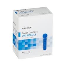 INVACARE LANCENTS, STERILE 30G, 100/BX