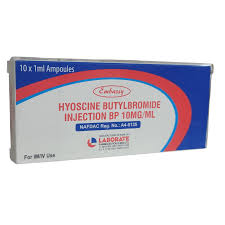 HYOSCINE BUTYLBROMIDE INJECTION 10MG/ML X10