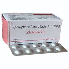 CHLOMIPHENE CITRATE 50MG TABLET, 1X24 TABS