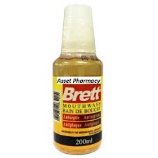GOLD BRETT MOUTHWASH 200ML