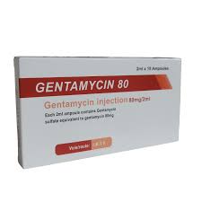 GENTAMYCIN 80MG/2ML INJ IM IV 1*10