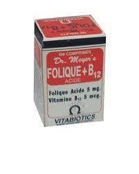 FOLIC ACID + B12 (DR MEYERS) X100