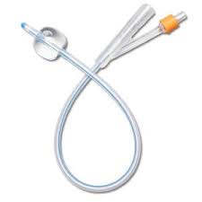 FOLEY CATHETER 2-WAY 16F 5CC 100% SILLICONE, 1 EA