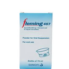 FLEMING 457 (AMOXICILLIN 400MG/CLAVULANIC ACID 57MG SUSP) 70ML