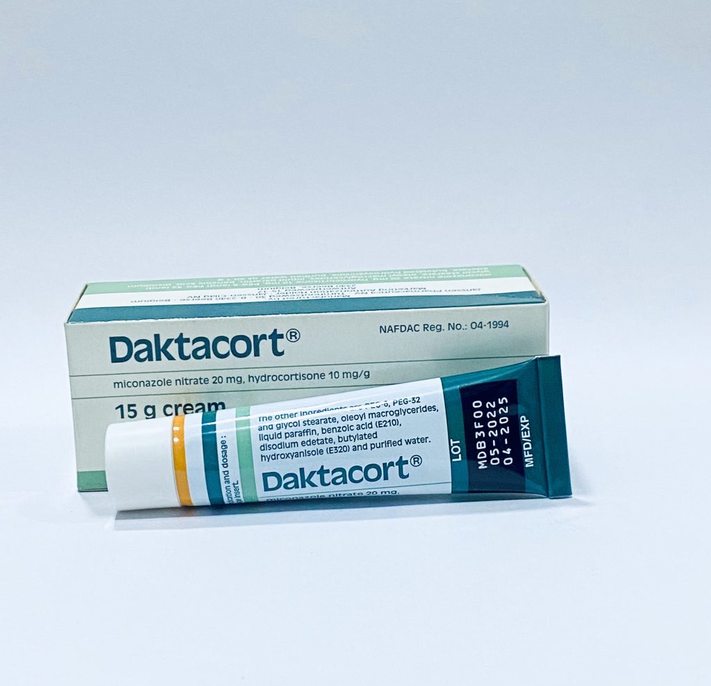 DAKTACORT CREAM (MICONAZOLE 20MG/HYDROCORTISONE 10MG) *15G