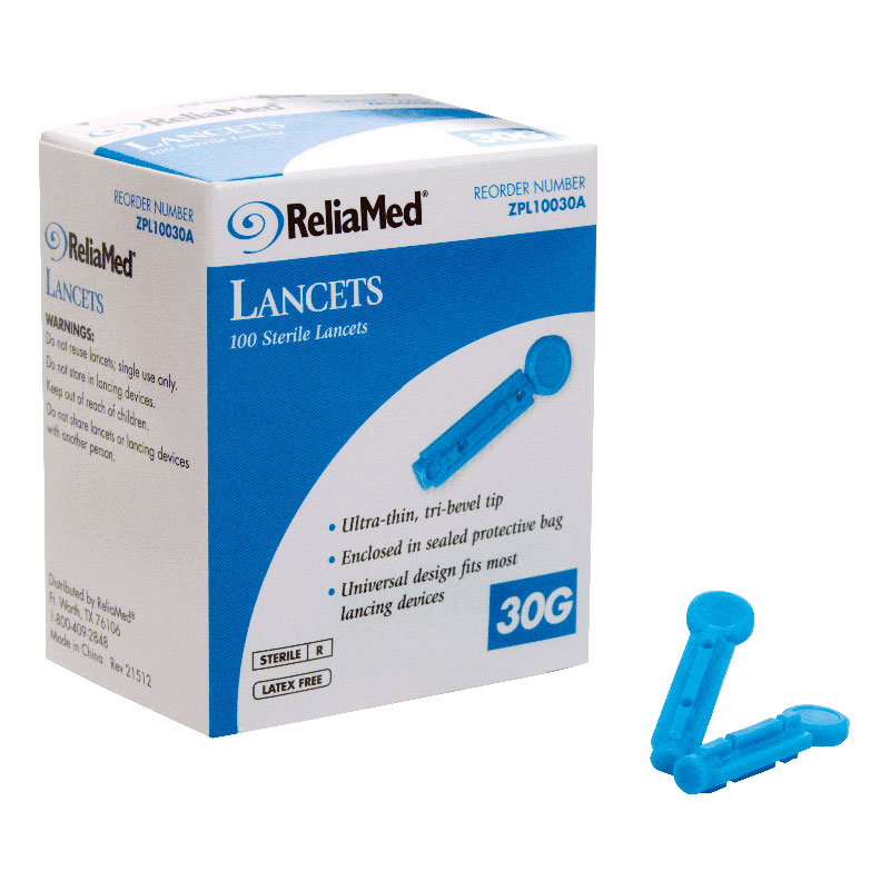 ReliaMed Universal Lancet 30G (100 count) | 1 EA