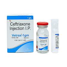 CEFTRIAZONE SODIUM INJ IM/IV 1GM