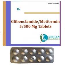 GLIBENCLAMIDE/METFORMIN 5/500MG