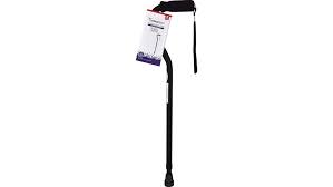 Cardinal Health Offset Push Button Cane, 250 lb Weight Capacity, (WALKING STICK)