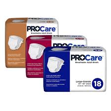 PROCARE  ADULT BRIEFS LRG 18'S