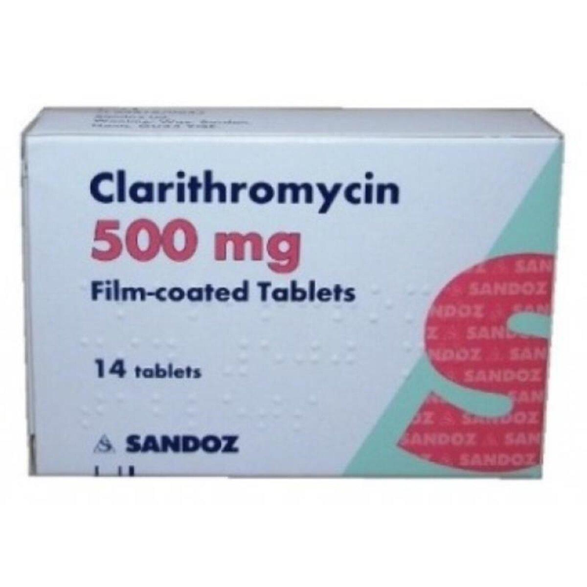 CLARITHROMYCIN 500MG *(GENERICS)
