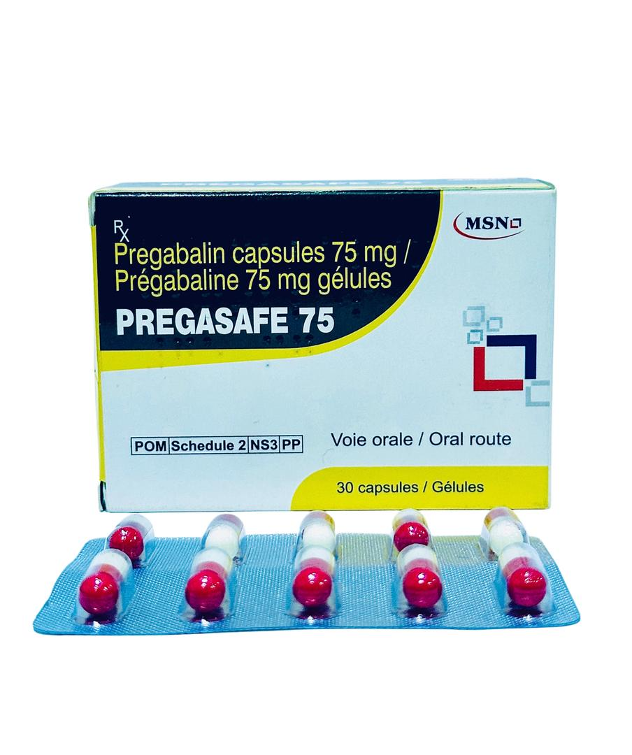 PREGASAFE 75(PREGABALIN 75MG) 3X30/PK