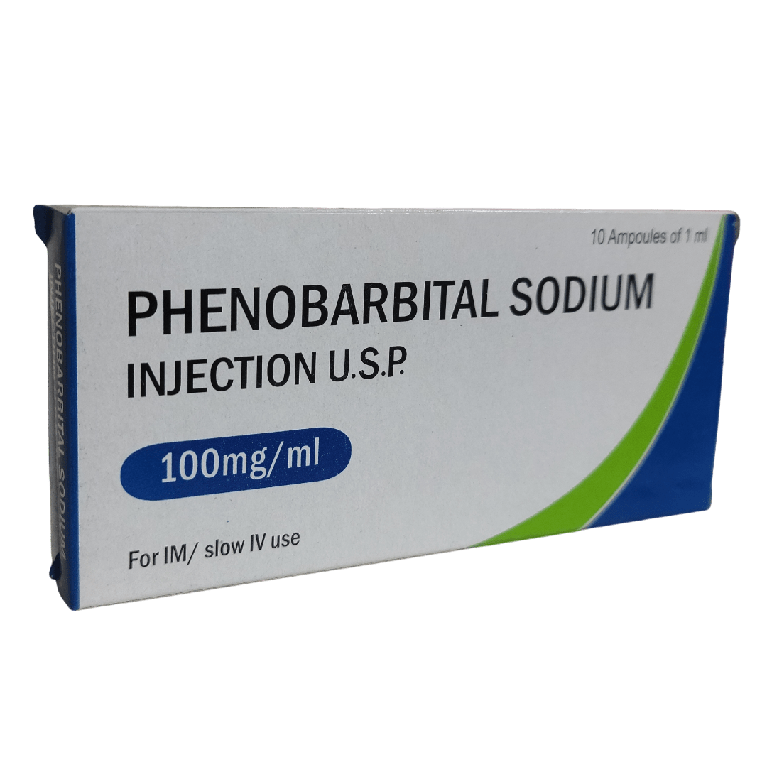 PHENOBARBITAL 100MG X10AMPS