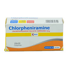 CHLORPHENIRAMINE 4MG TAB 10*10 (EMZOR)