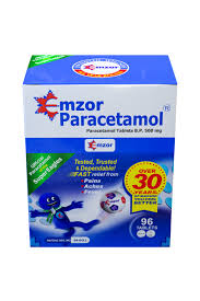 PARACETAMOL  500MG (EMZOR) X96