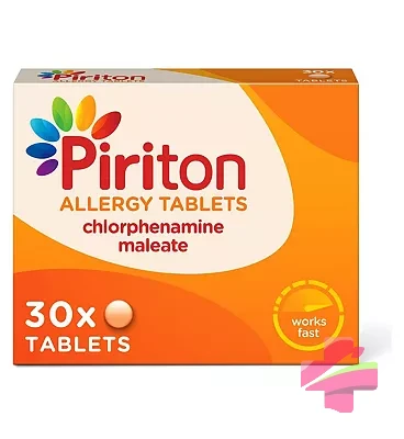 CHLOPHENIRAMINE MALATE PIRITON 1X30