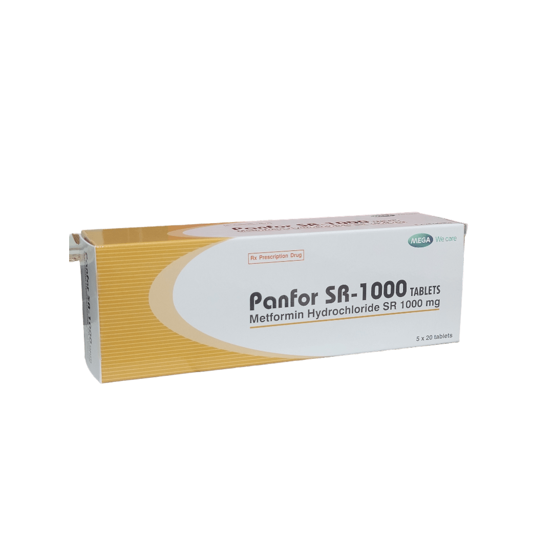 PANFOR SR-1000 (METFORMIN HCL SR 1000MG TAB) 1X100