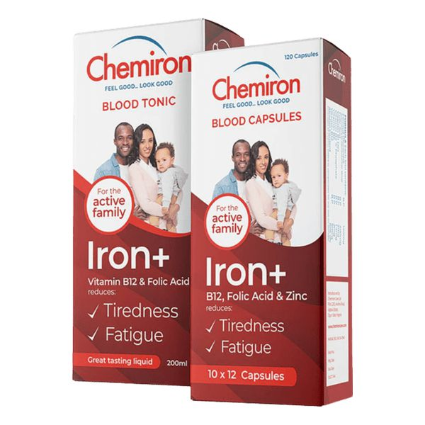 CHEMIRON BLOOD TONIC CAPSULES 12X10