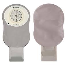 Genairex Securi-T Ostomy One-Piece Extended Wear Cut-to-Fit Opaque 12" Colostomy Drainable Pouch  | 1 x 10/Box