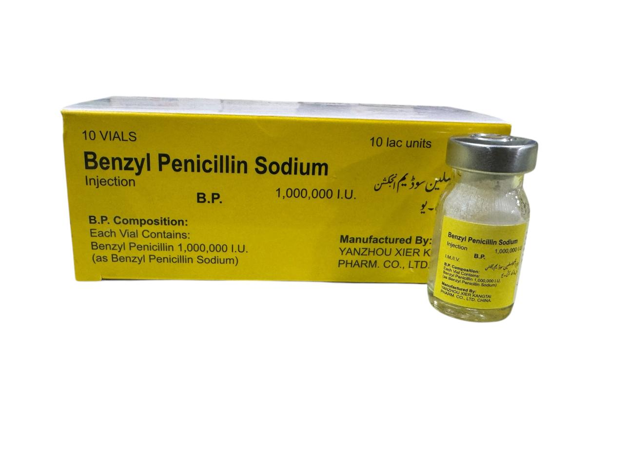 BENZYLPENICILLIN SODIUM INJECTION 1 MEGA | 1 X 10 PK