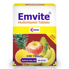 EMVITE MULTIVITAMIN TABS X 1000