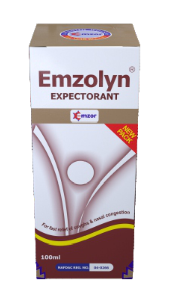 EMZOLYN EXPECTORANT SYR 100ML