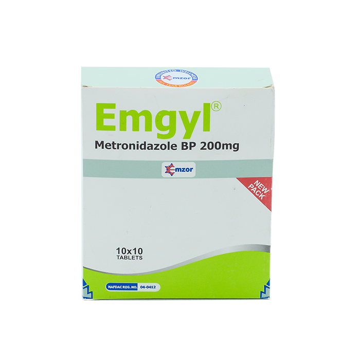 EMGYL TAB 200MG (METRONIDAZOLE TAB 200MG) X100