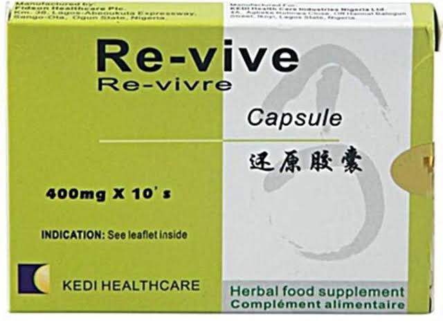 RE-VIVE CAPSULE 400MG, 10/PK