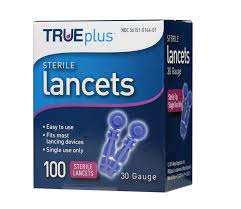TRUEplus Lancet 30g, Sterile, 100 - CT BOX